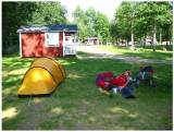 Unser Zelt steht - Campingplatz von Bolmsö.