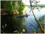 Nur selten treffen wir auf andere Paddler.