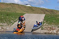 Bootsrampe des Camping 