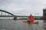 Die Eisenbahnbrürcke von Zwolle.