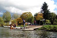 Steg des Ruderklub Saarburg.